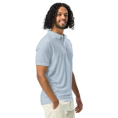 Men’s Slim Fit Polo in Light Blue, lioness-love