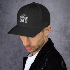 Trucker Cap, Embroidered Super Dad, lioness-love