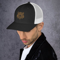 Trucker Cap, Embroidered Tiger, lioness-love