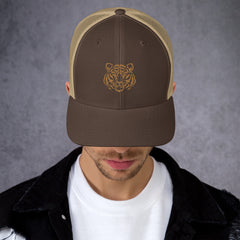 Trucker Cap, Embroidered Tiger, lioness-love