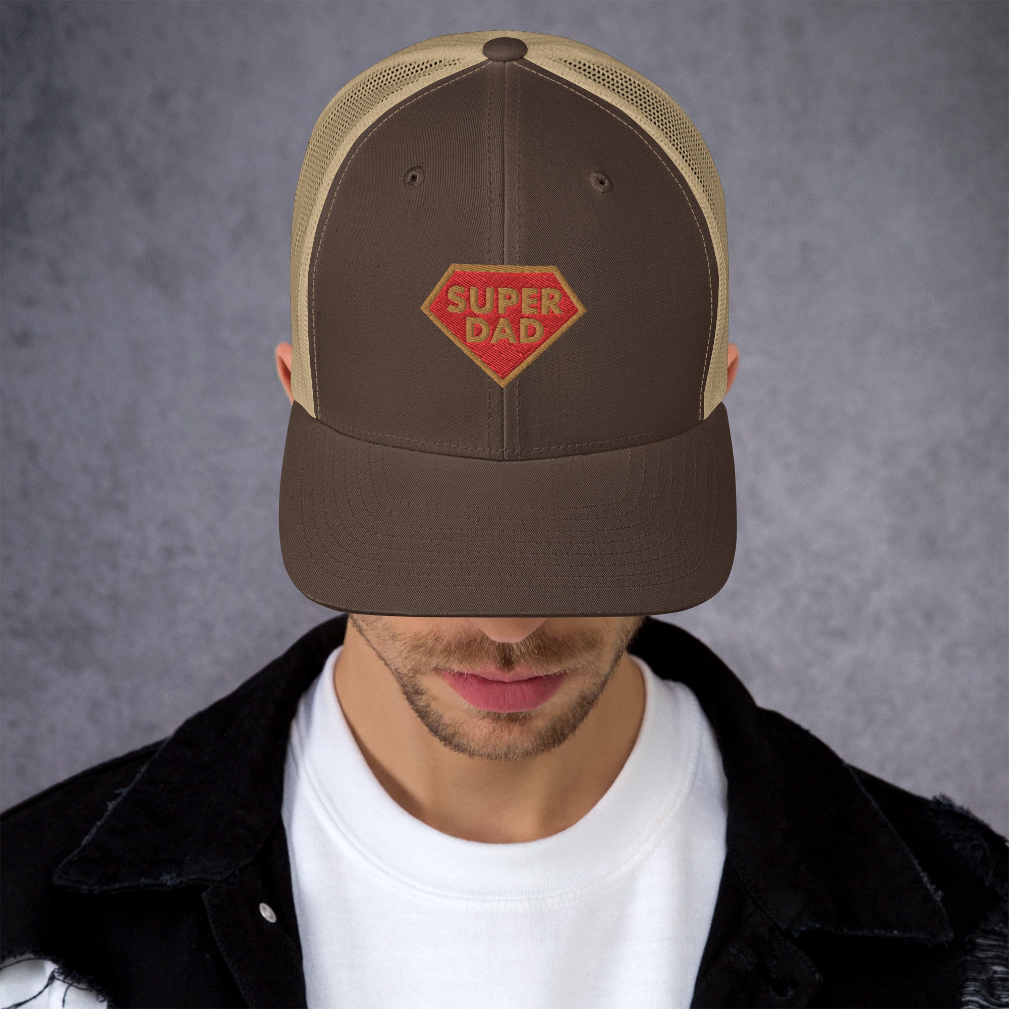 Trucker Cap, Super Hero, Super Dad Embroidered, lioness-love