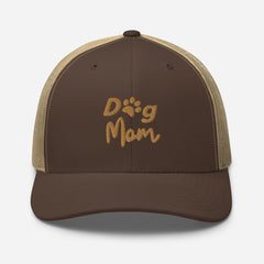 Trucker Cap Dog Mom, Embroidered, lioness-love