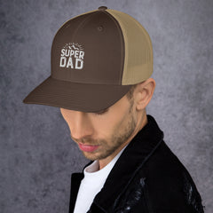 Trucker Cap, Embroidered Super Dad, lioness-love