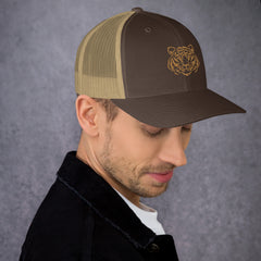 Trucker Cap, Embroidered Tiger, lioness-love