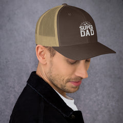 Trucker Cap, Embroidered Super Dad, lioness-love