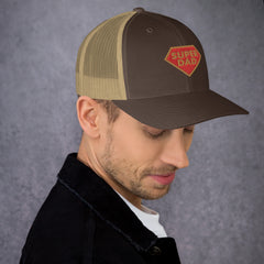 Trucker Cap, Super Hero, Super Dad Embroidered, lioness-love