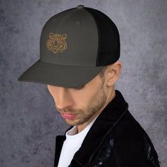 Trucker Cap, Embroidered Tiger, lioness-love