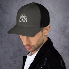 Trucker Cap, Embroidered Super Dad, lioness-love