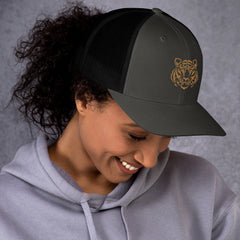 Trucker Cap, Embroidered Tiger, lioness-love