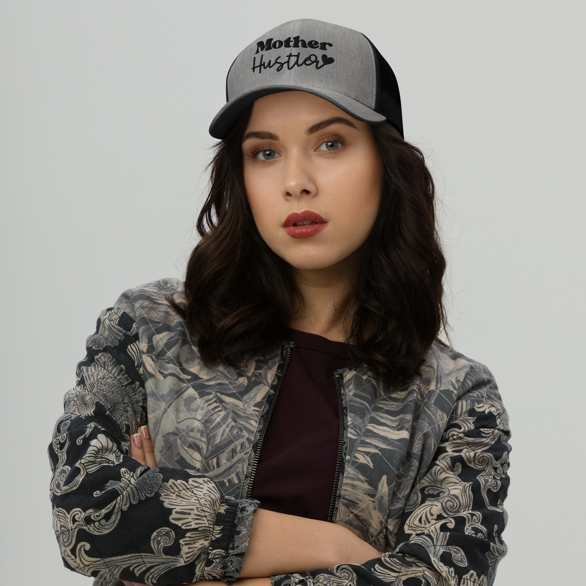 Trucker Cap, Mother Hustler, Embroidered, lioness-love.com