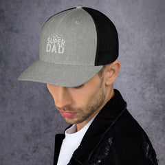 Trucker Cap, Embroidered Super Dad, lioness-love