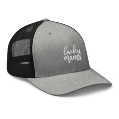 Trucker Cap, Embroidered Lucky Momma, lioness-love