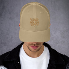 Trucker Cap, Embroidered Tiger, lioness-love