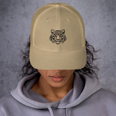 Trucker Cap, Tiger Embroidered Style, lioness-love