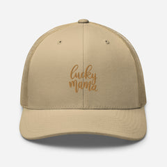 Trucker Cap, Lucky Momma, Embroidered, lioness-love