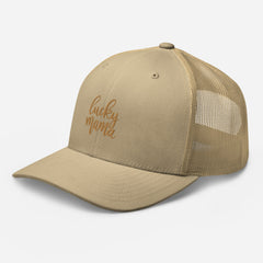 Trucker Cap, Lucky Momma, Embroidered, lioness-love