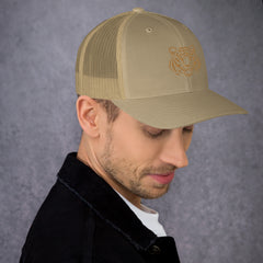 Trucker Cap, Embroidered Tiger, lioness-love