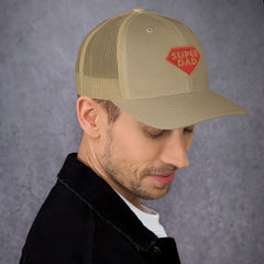 Trucker Cap, Super Hero, Super Dad Embroidered, lioness-love