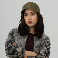 Trucker Cap, Embroidered Tiger, lioness-love