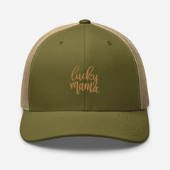 Trucker Cap, Lucky Momma, Embroidered, lioness-love