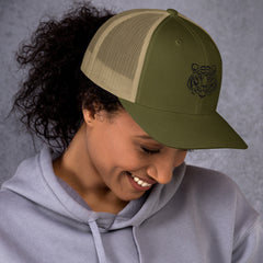 Trucker Cap, Tiger Embroidered Style, lioness-love