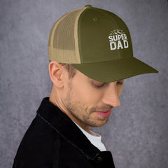 Trucker Cap, Embroidered Super Dad, lioness-love