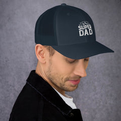 Trucker Cap, Embroidered Super Dad, lioness-love