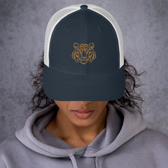 Trucker Cap, Embroidered Tiger, lioness-love