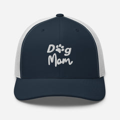 Trucker Cap, Dog Mom Embroidered, lioness-love