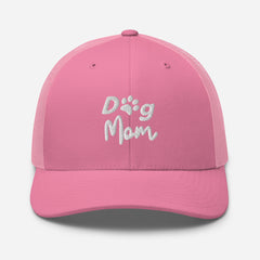 Trucker Cap, Dog Mom Embroidered, lioness-love