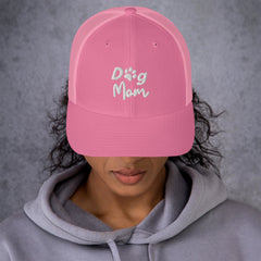 Trucker Cap, Dog Mom Embroidered, lioness-love