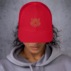 Trucker Cap, Embroidered Tiger, lioness-love