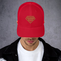 Trucker Cap, Super Hero, Super Dad Embroidered, lioness-love