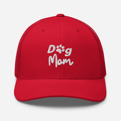 Trucker Cap, Dog Mom Embroidered, lioness-love