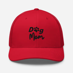 Trucker Cap, Dog Mom Embroidered Hat, lioness-love