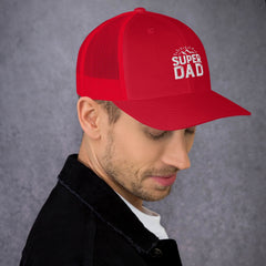 Trucker Cap, Embroidered Super Dad, lioness-love