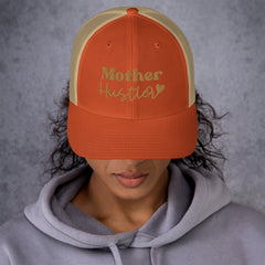 Trucker Cap, Embroidered Mother Hustler, lioness-love