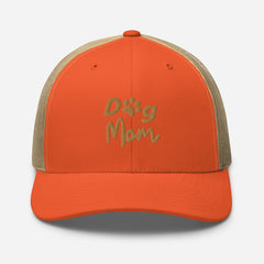 Trucker Cap Dog Mom, Embroidered, lioness-love