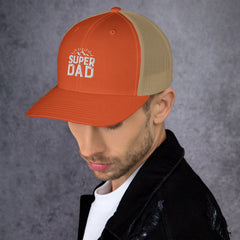 Trucker Cap, Embroidered Super Dad, lioness-love