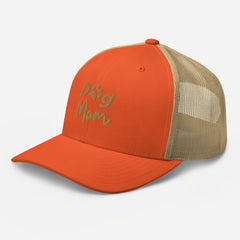 Trucker Cap Dog Mom, Embroidered, lioness-love