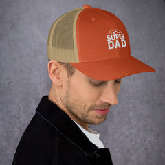 Trucker Cap, Embroidered Super Dad, lioness-love