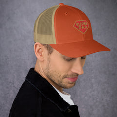 Trucker Cap, Super Hero, Super Dad Embroidered, lioness-love