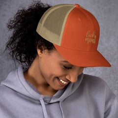 Trucker Cap, Lucky Momma, Embroidered, lioness-love