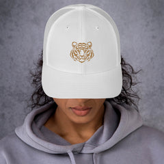 Trucker Cap, Embroidered Tiger, lioness-love