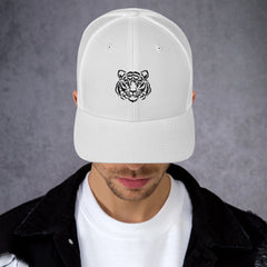 Trucker Cap, Tiger Embroidered Style, lioness-love