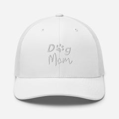 Trucker Cap, Dog Mom Embroidered, lioness-love