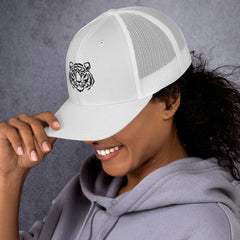 Trucker Cap, Tiger Embroidered Style, lioness-love