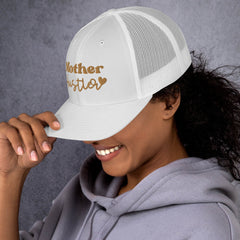 Trucker Cap, Embroidered Mother Hustler, lioness-love