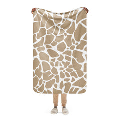 Chic Animal Print Sherpa blanket