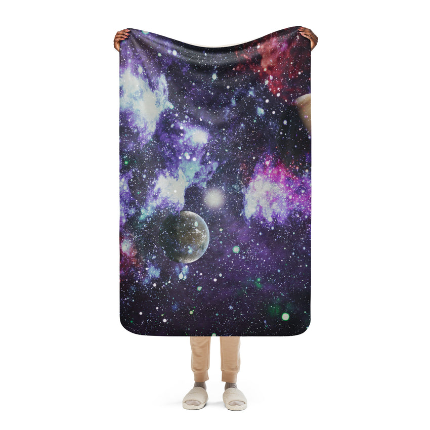 Space Sherpa blanket lioness-love